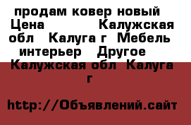 продам ковер новый › Цена ­ 5 500 - Калужская обл., Калуга г. Мебель, интерьер » Другое   . Калужская обл.,Калуга г.